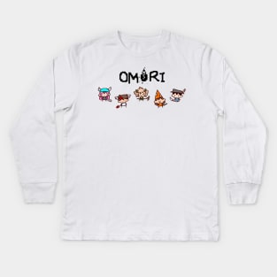 Chibi Sprites (Omori) Kids Long Sleeve T-Shirt